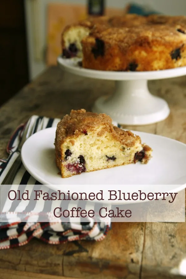 Old Fashioned Blueberry Coffee Cake