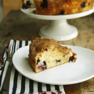 Old Fashioned Blueberry Coffee Cake