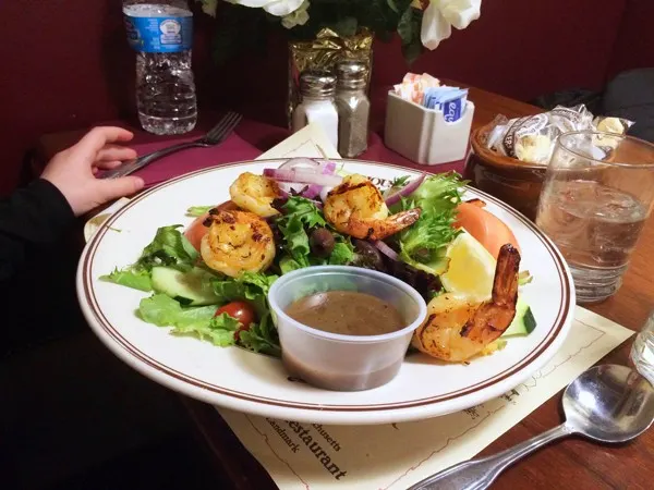 Union Oyster House Salad with Shrimp