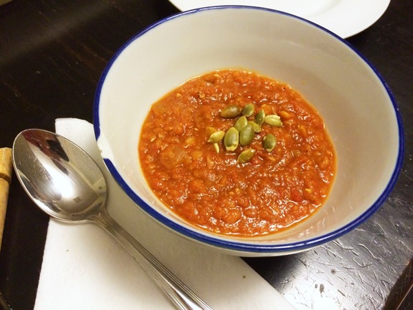 Slow Cooker Tomato Lentil Soup Recipe