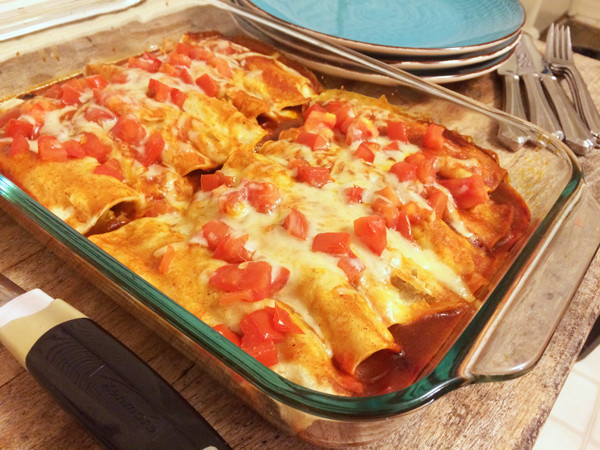 Easy Vegetable Enchiladas