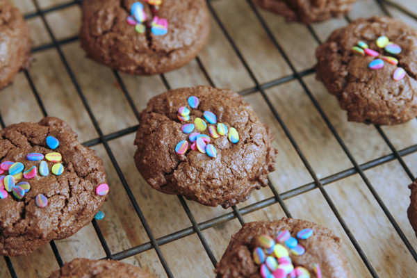 Recipe for Double Dark Chocolate Cookies Recipe