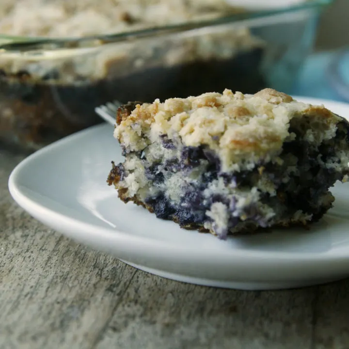 Blueberry Oatmeal Crumb Cake