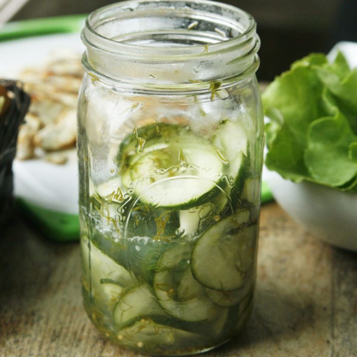 Easy Dill Quick Pickles