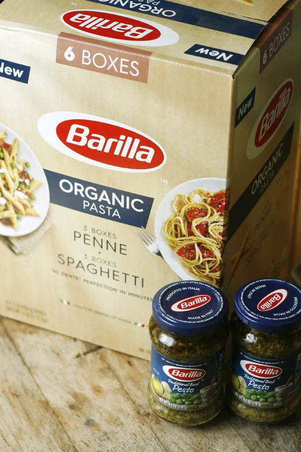 Barilla Pesto and Barilla Organic Pasta