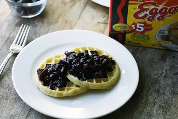Blueberry Nut Sauce for Waffles recipe