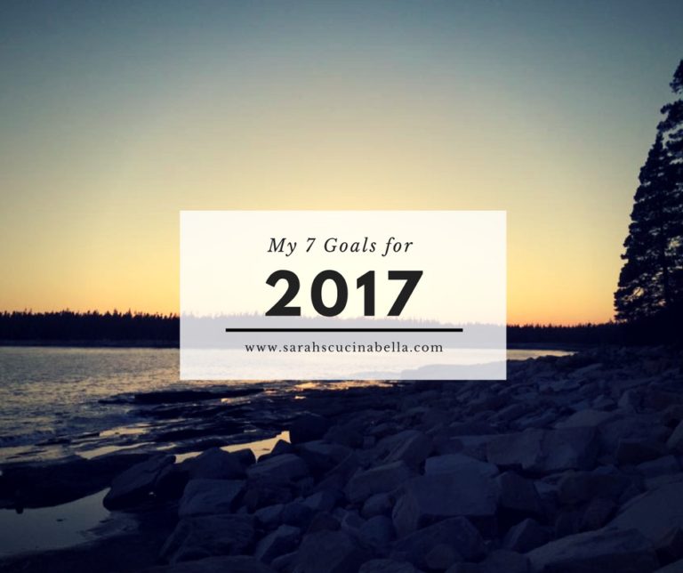 My 7 Goals for 2017