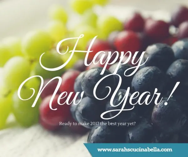 Happy New Year 2017 from Sarah's Cucina Bella