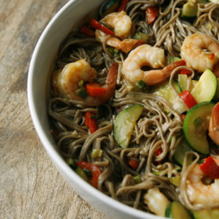 Shrimp and Vegetable Soba Noodles