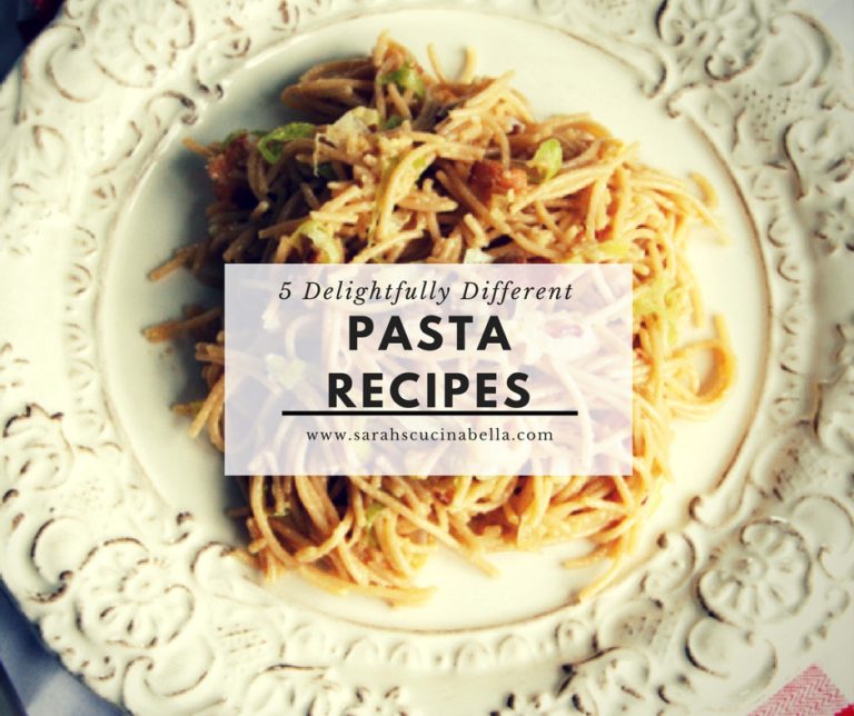 5 Delightfully Different Pasta Dinners to Try This Week