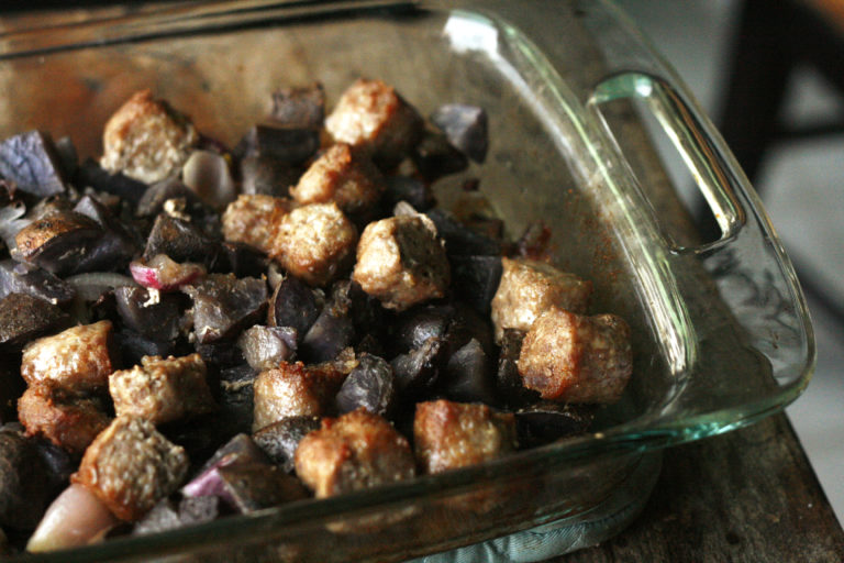 Easy Sausage Potato Bake
