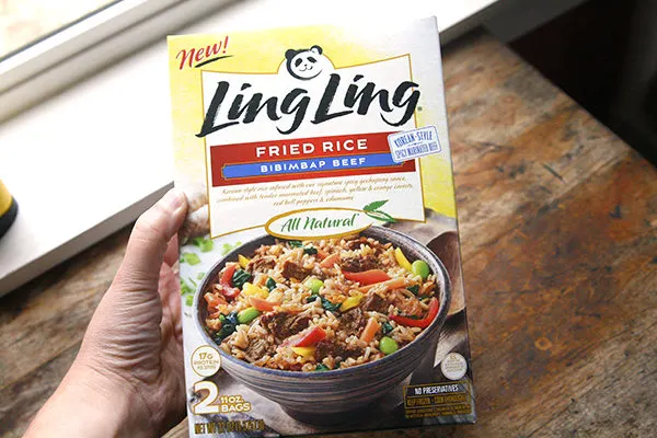 Ling Ling Fried Rice in Bibimbap Beef flavor
