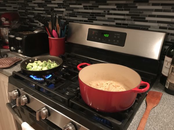Making Risotto on the Stove