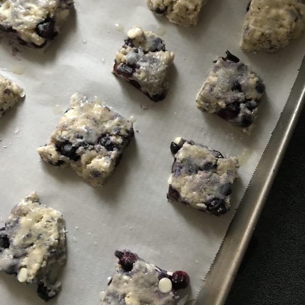 Making blueberry white chocolate scones helped me break free of my cooking rut