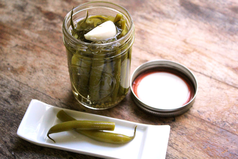 Dilly Beans or How to Make Pickled Green Beans with Dill