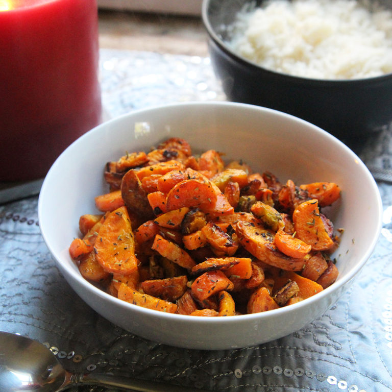 Roasted Carrots with Garlic and Herbs | A Make-Ahead and Save Recipe