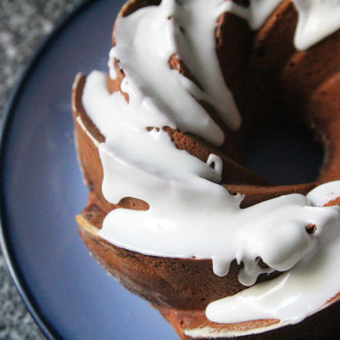 Lemon Blueberry Bundt Cake with Lemon Glaze