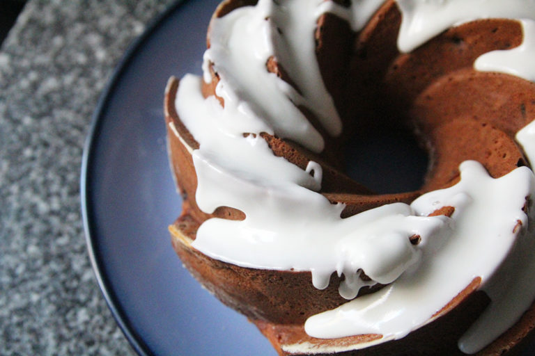 Lemon Blueberry Bundt Cake with Lemon Glaze