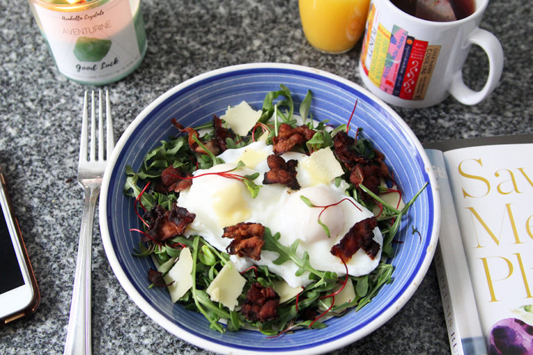 Bacon, Egg and Cheese Breakfast Salad