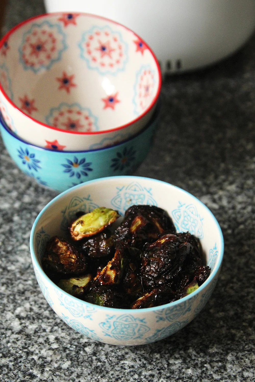 Spicy Teriyaki Fried Brussels Sprouts in the Air Fryer