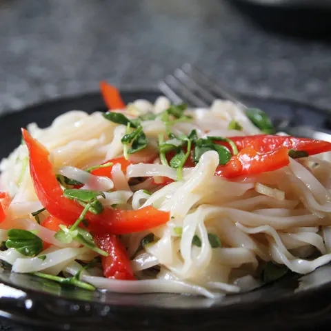 Seasoned Rice Noodle Salad