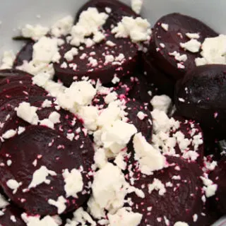 Grilled Beets with Feta