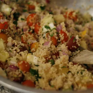 Whole Wheat Couscous Tabbouleh Salad