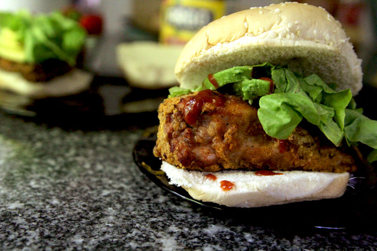 How to Make a Spicy Crispy Chicken Sandwich