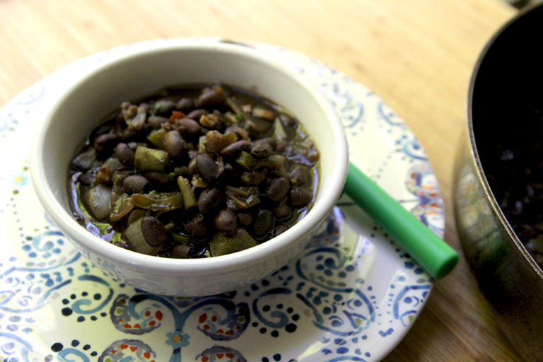 Venezuelan-Style Black Beans