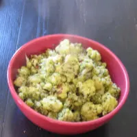 Roasted Pesto Cauliflower
