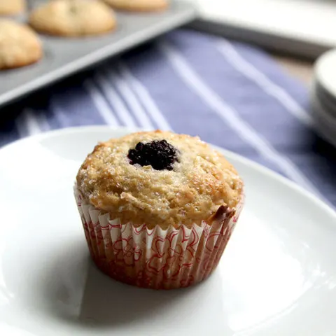 Apple Blackberry Cardamom Muffins