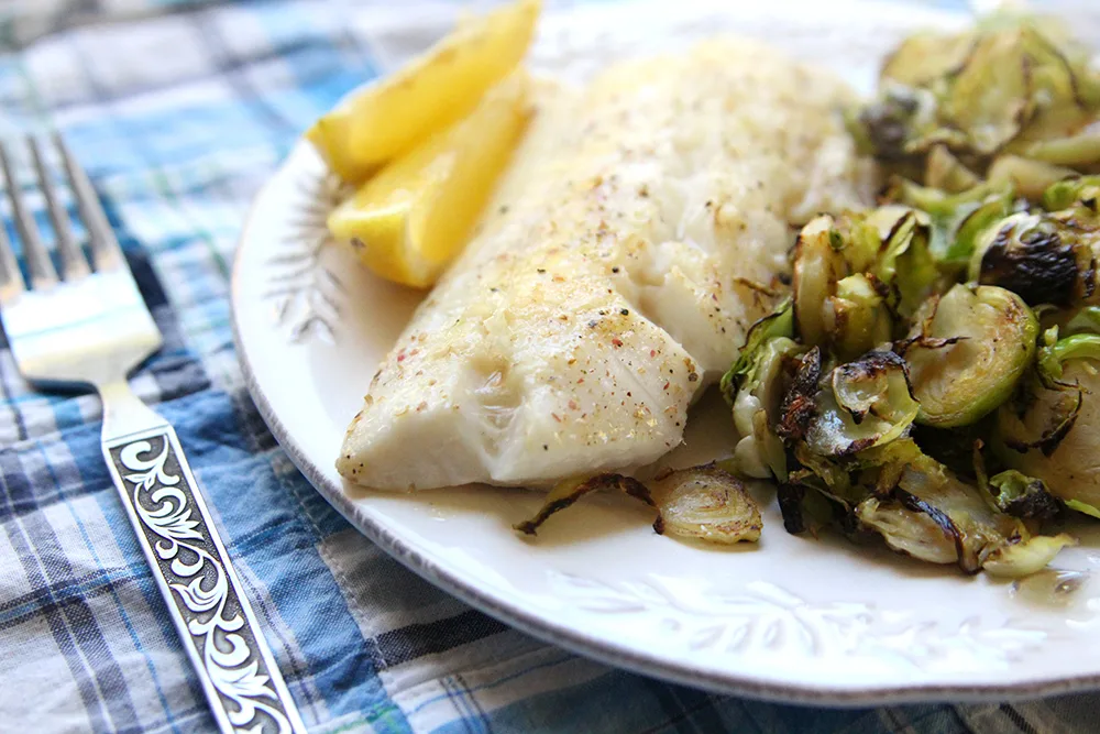 Parmesan Baked Haddock With Lemon And Garlic Sarah S Cucina Bella