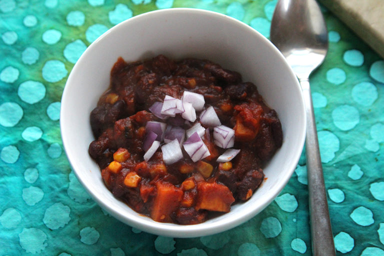 Chipotle Sweet Potato Chili