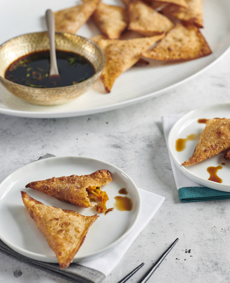 Crispy Veggie Wontons