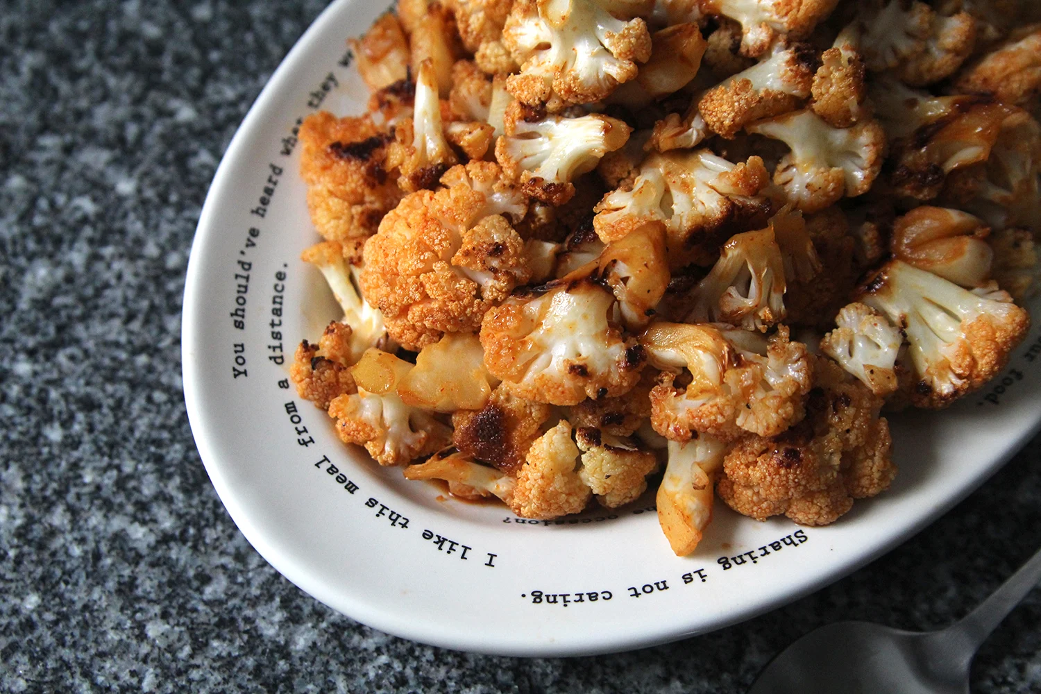 Spicy Roasted Cauliflower with Gochujang