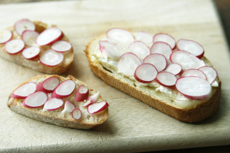 How to Make Radish Toast