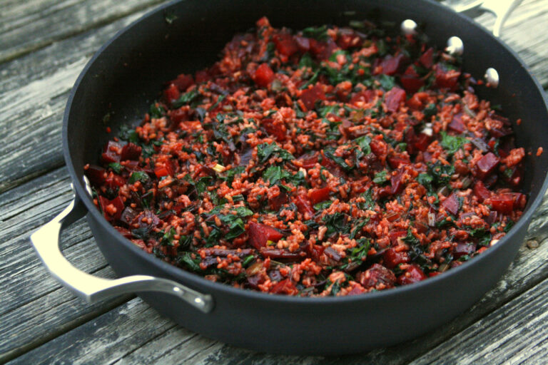 Beet Fried Rice Recipe