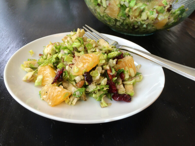 Brussels Sprouts Salad with Shallot Vinaigrette