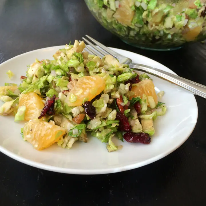 Brussels Sprouts Salad with Shallot Vinaigrette