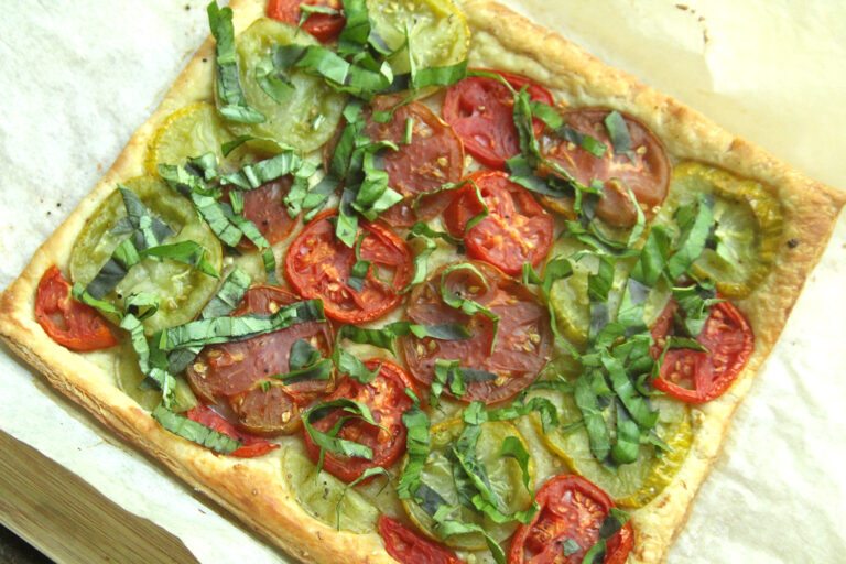 Fresh Tomato Basil Tart Recipe