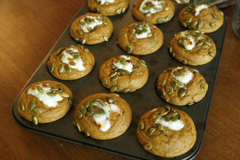 Pumpkin Cream Cheese Muffins