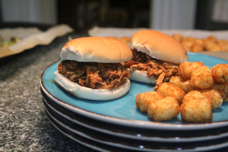 Honey Barbecue Slow Cooker Pulled Chicken