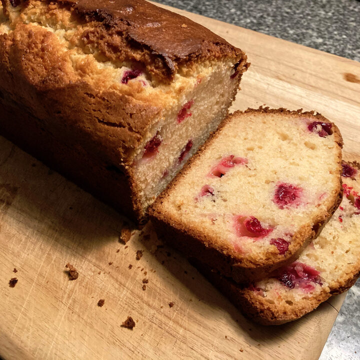 Cranberry Eggnog Bread