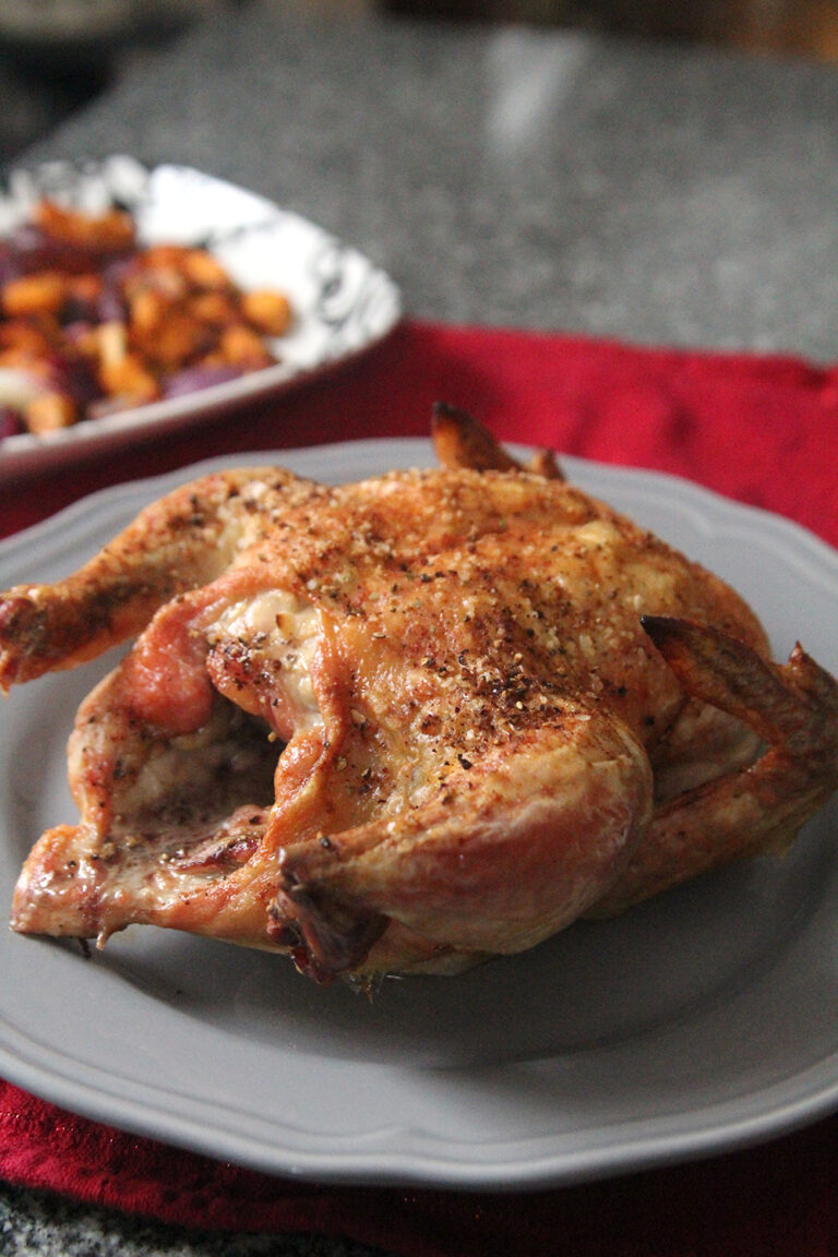 Garlic Butter Roast Chicken