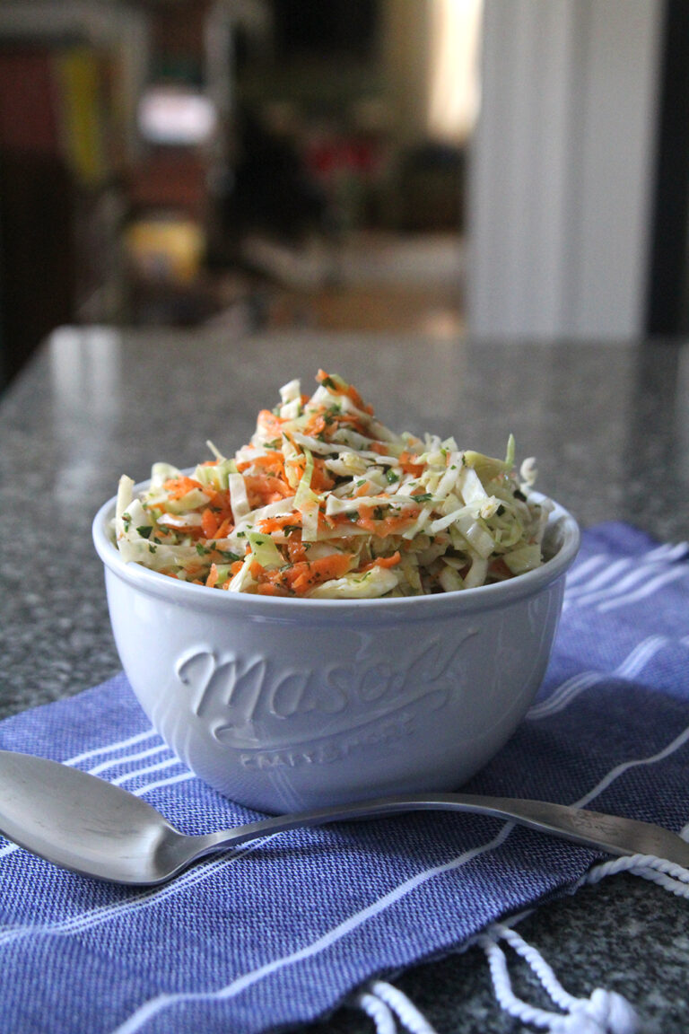 Easy Oil and Vinegar Coleslaw Recipe