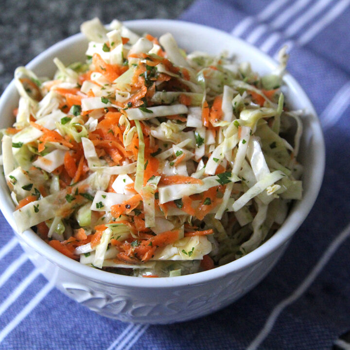 Oil and Vinegar Coleslaw Recipe