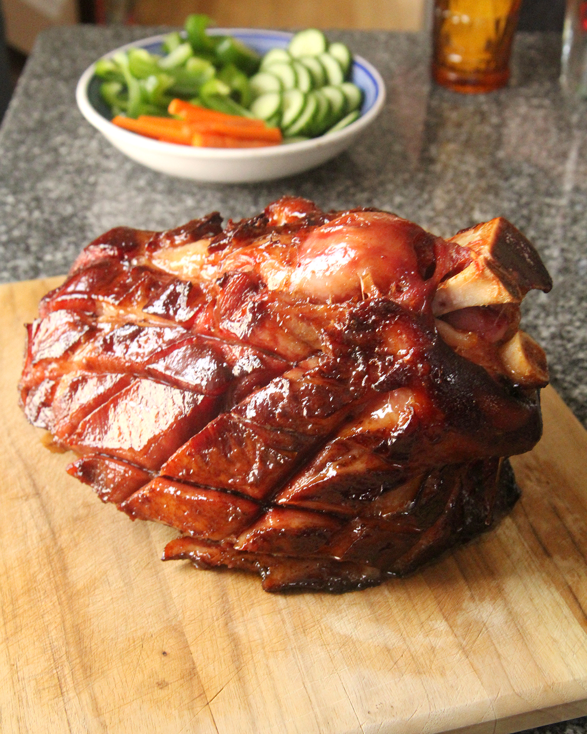 Balsamic and Dijon-Glazed Ham - Dinner Idea Recipes