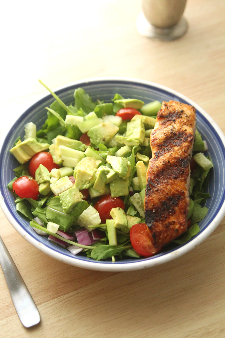 Grilled Salmon Salad Recipe
