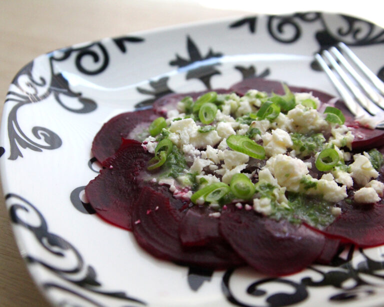 Beet Salad with Mint Vinaigrette and Feta