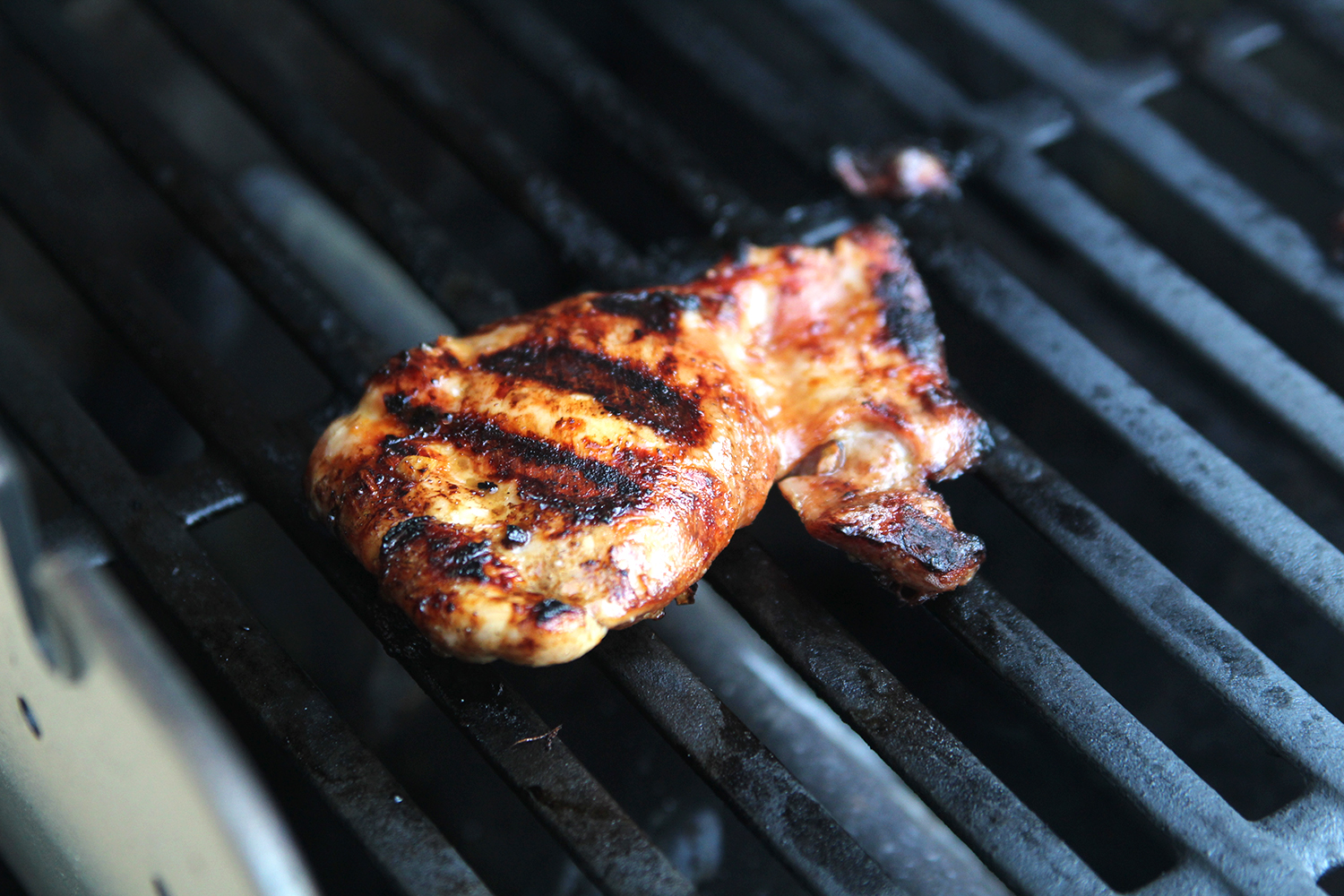 Grilled Bourbon Chicken Thighs | Sarah's Cucina Bella